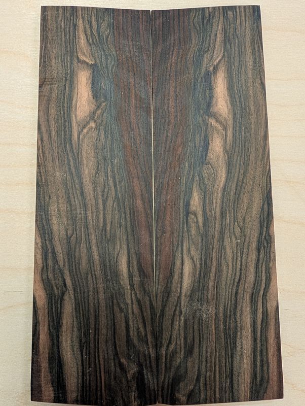 Mun Ebony Bookmatched Headplate 12394