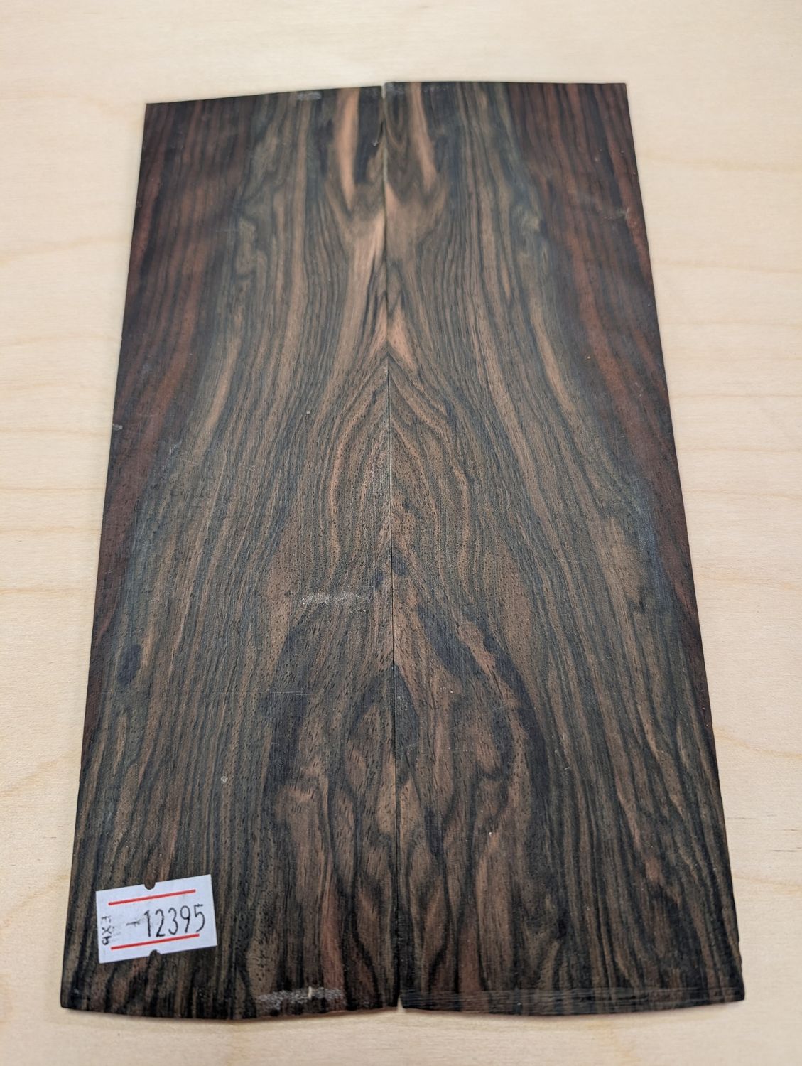 Mun Ebony Bookmatched Headplate 12395