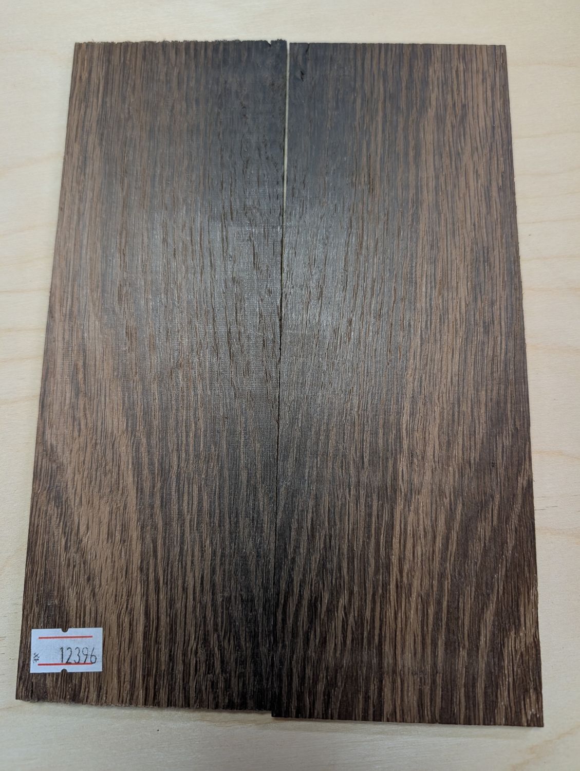 Bog Oak Bookmatched Headplate 12396