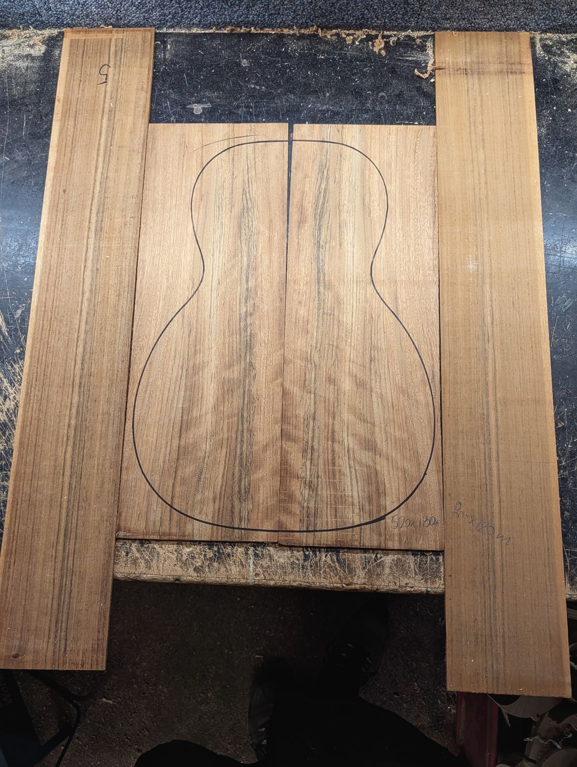 Ovangkol Parlour Back and Sides 12409