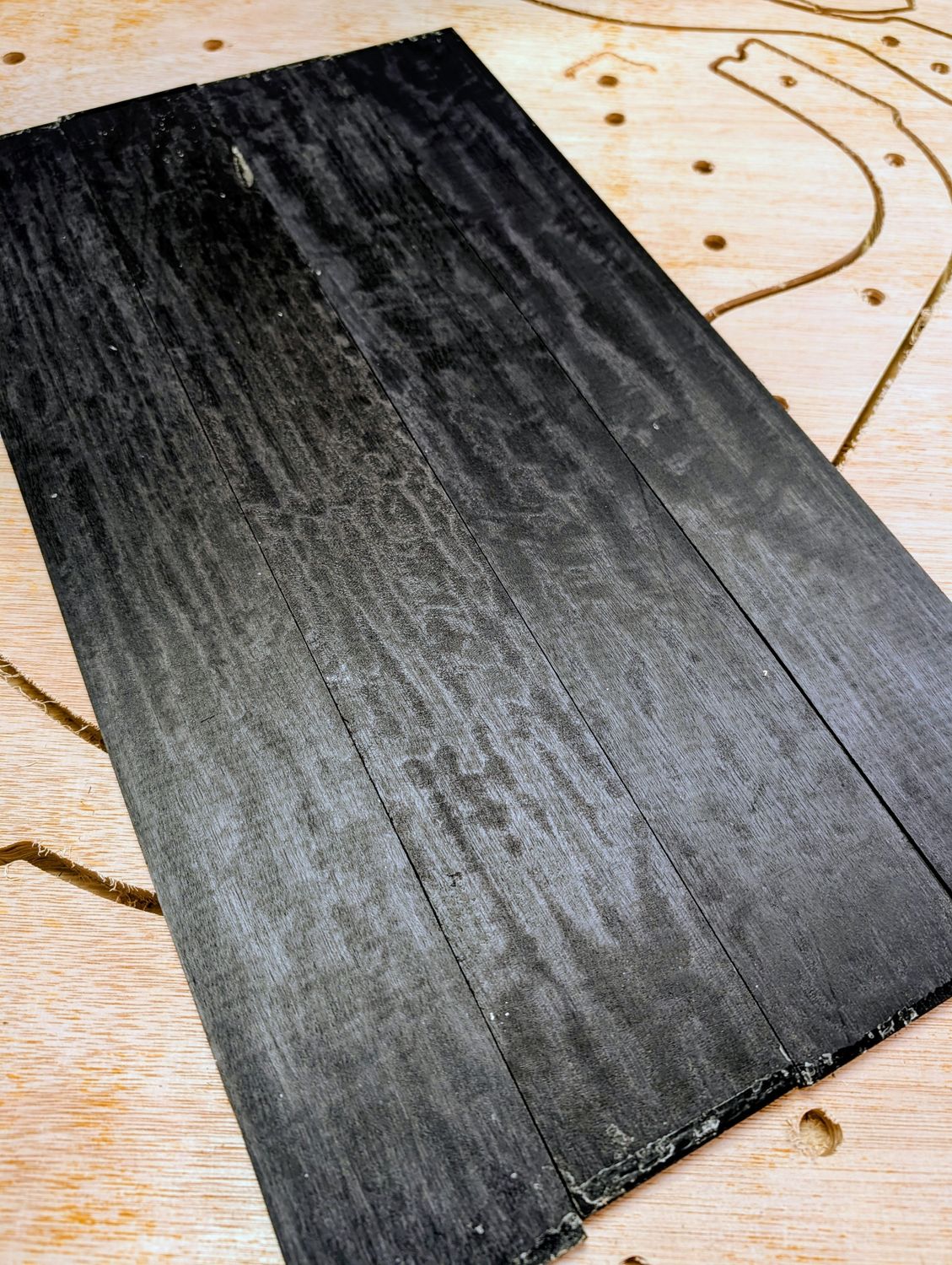 Figured Royal Blackwood  Fingerboard