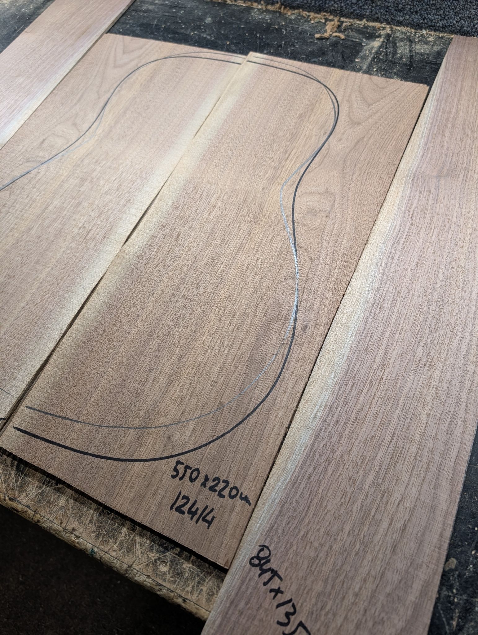 American Walnut Back and Sides 12414