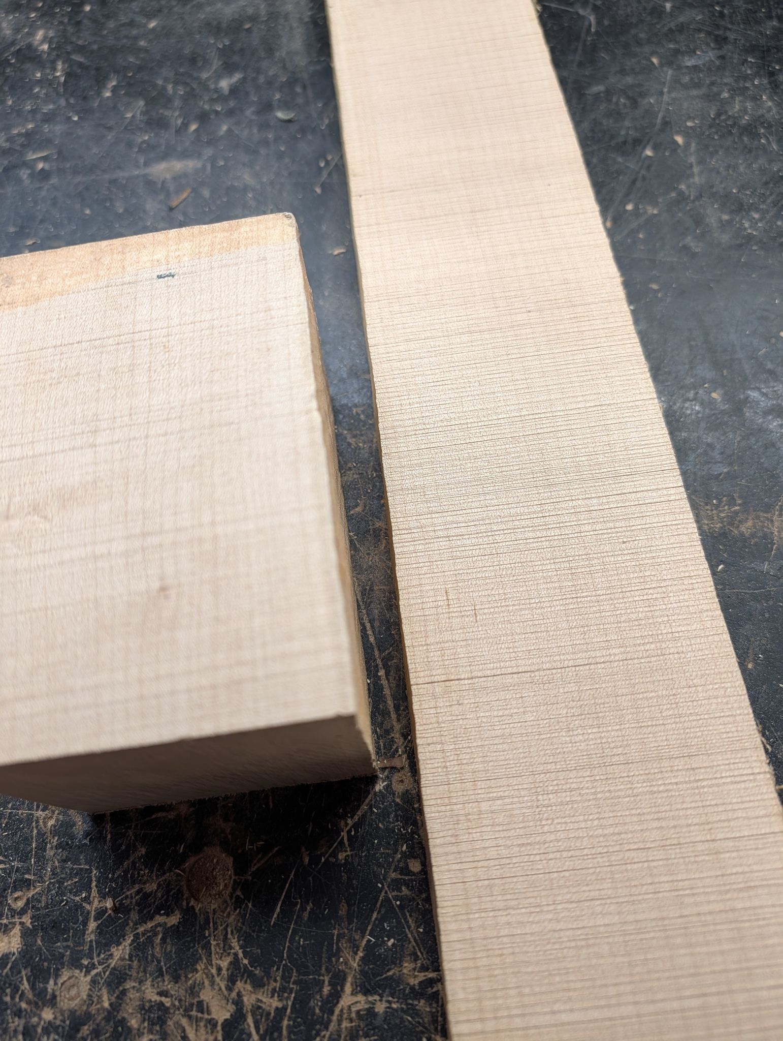 Hard Maple Neck and Heel 12416