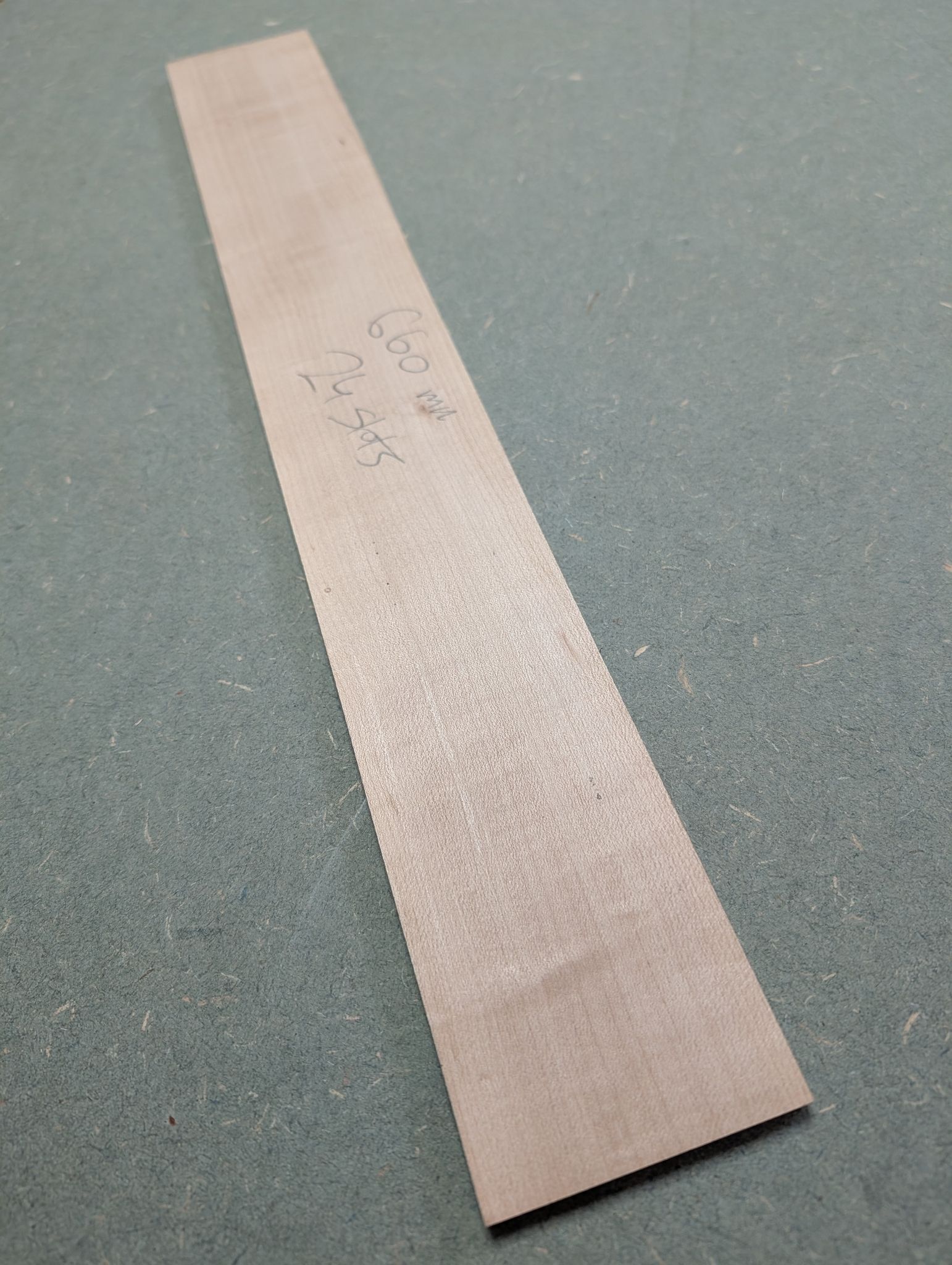 American Maple Slotted Fingerboard 660mm 12420