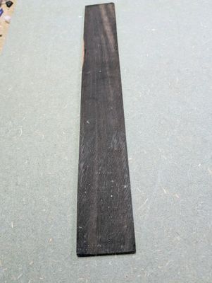 African Ebony Fingerboard Blank 12425 African Ebony Fingerboard Blank 12425