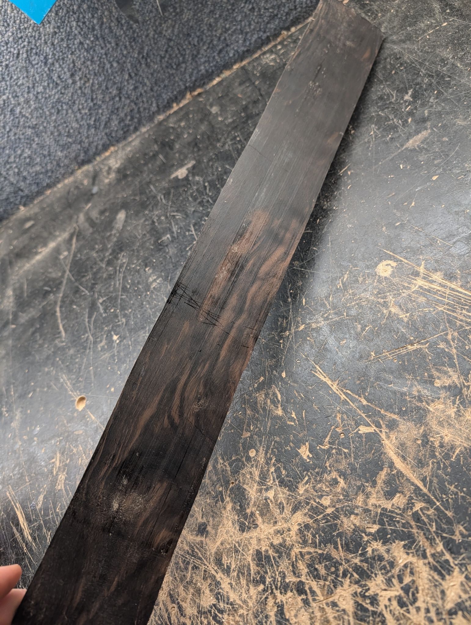 Indian Ebony Guitar Fingerboard Blank 12421