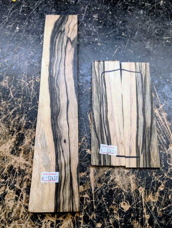 Pale Moon Ebony Ukulele Fingerboard and Boomatched Headplate 12431