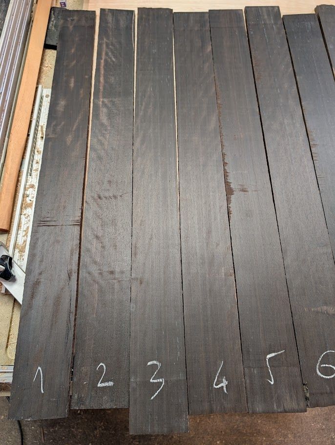 Indian Ebony Bass Fingerboard Blanks IE11907