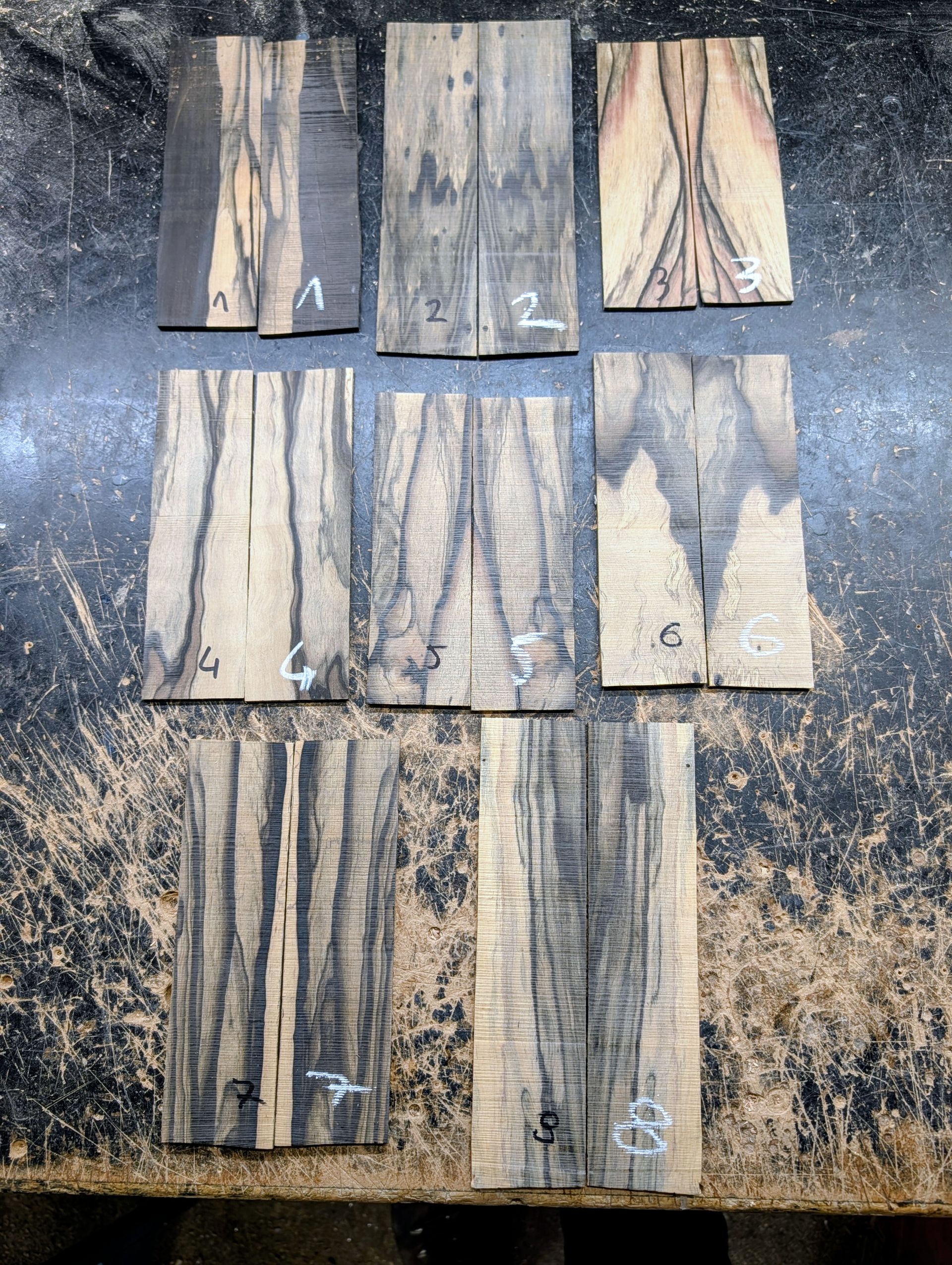 Boomatched Headplates Pale Moon Ebony