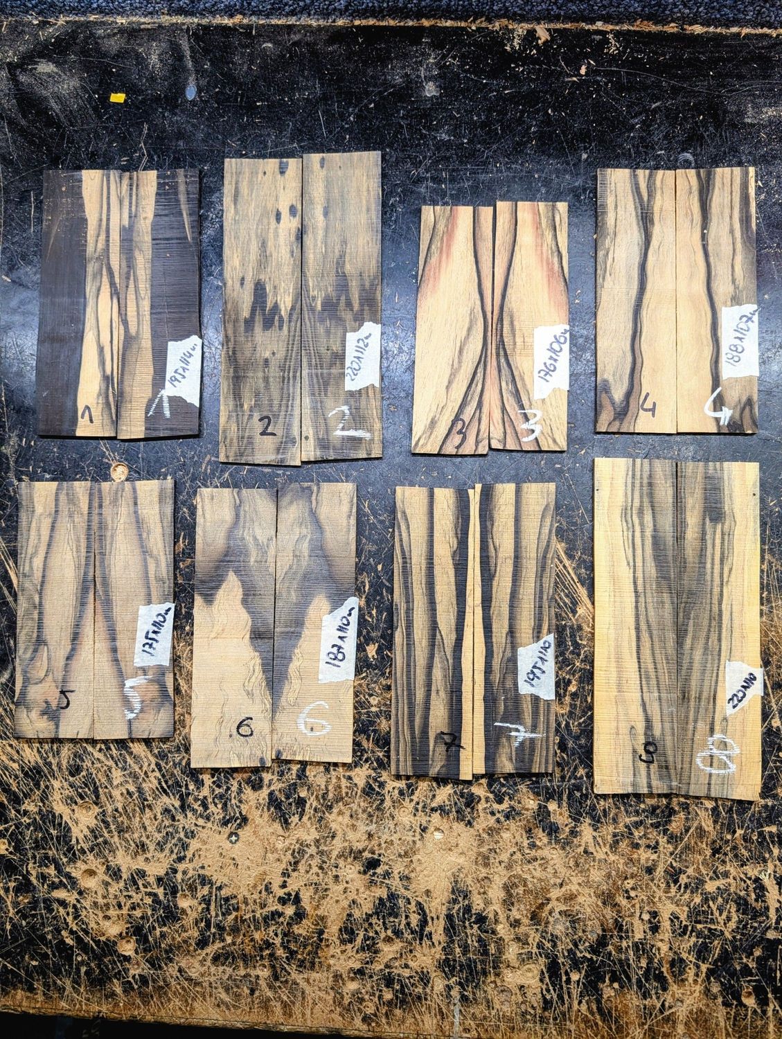 Boomatched Headplates Pale Moon Ebony