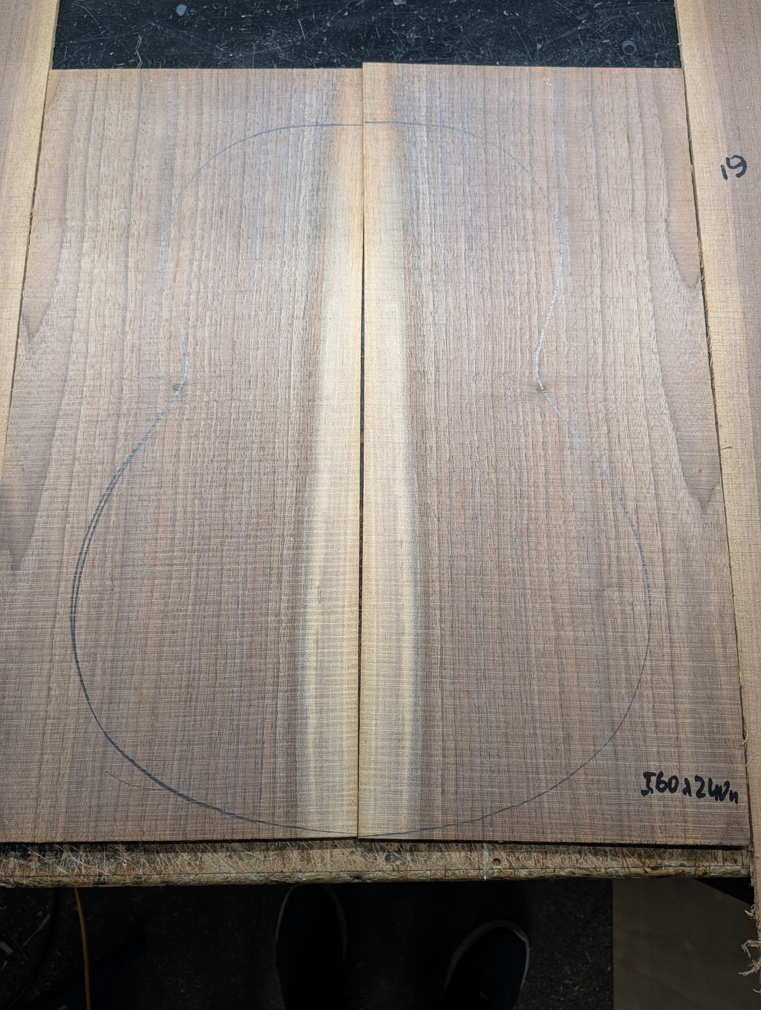American Walnut Back and Sides Set 12442