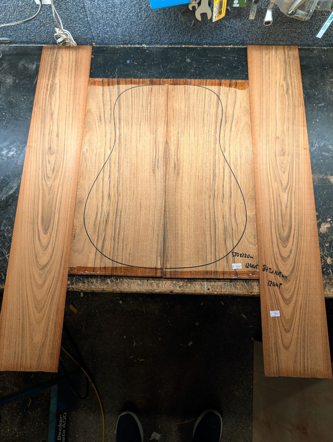 Ovangkol Back and Sides Set 12445