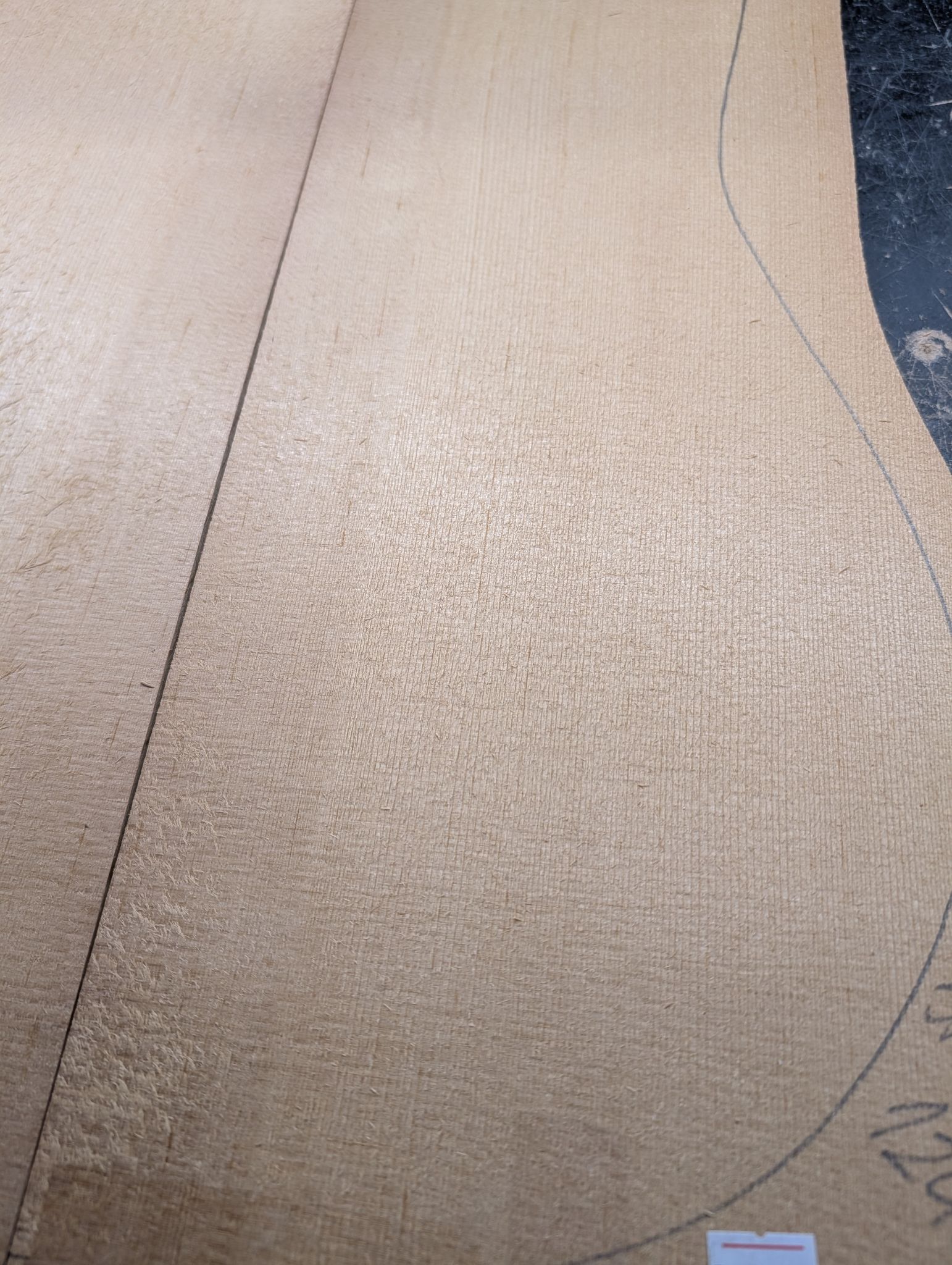 Torrefied A Englemann Spruce Soundboard 12453
