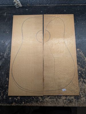 Torrefied A Englemann Spruce Soundboard 12454 Torrefied A Englemann Spruce Soundboard 12454