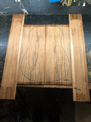 Ovangkol Back and Sides Set 12446