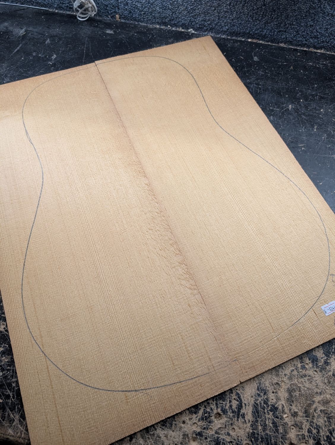 Torrefied AA Englemann Spruce Soundboard 12449