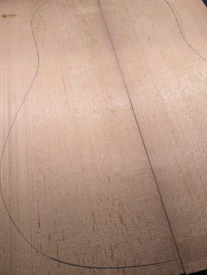 Torrefied A Englemann Spruce Soundboard 12452 Torrefied A Englemann Spruce Soundboard 12452