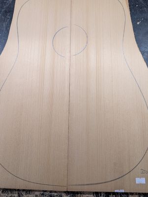 Torrefied Englemann Spruce Soundboard 12461