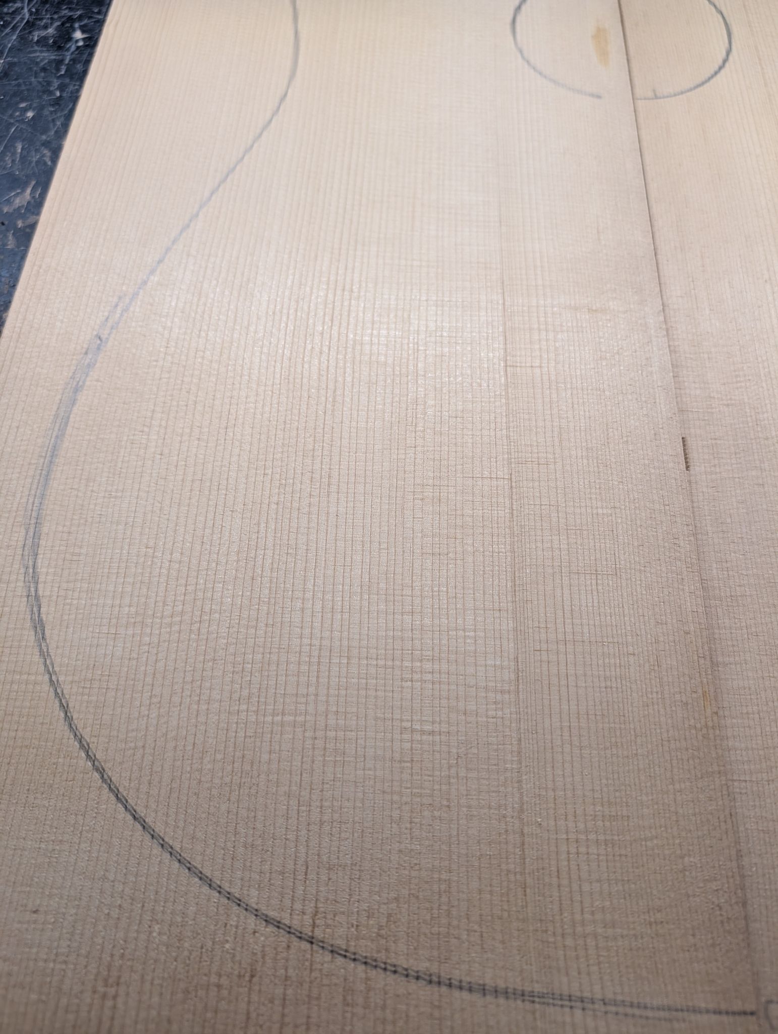 Torrefied Englemann Spruce Soundboard 12460