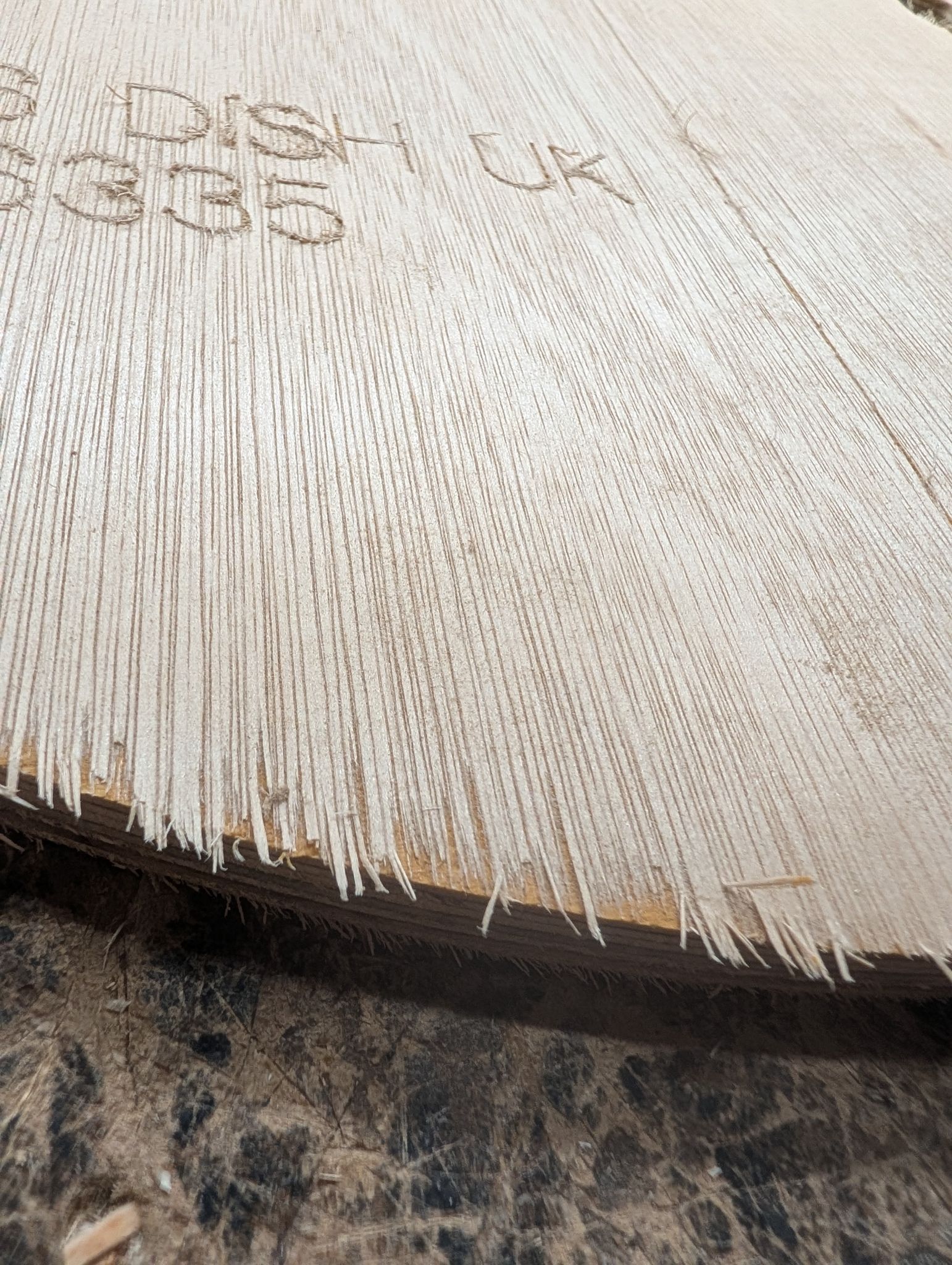 B Grade ES335 Soundboard Template