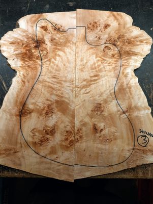 British Mappa Burl Drop Top 12474 British Mappa Burl Drop Top 12474