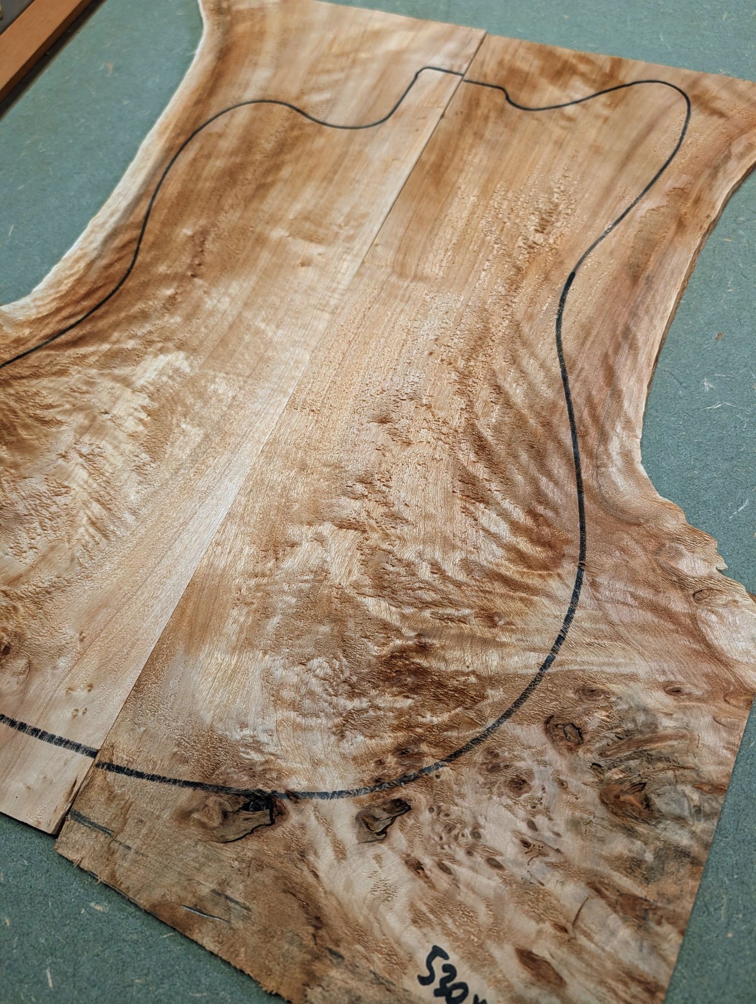 British Mappa Burl Drop Top 12476