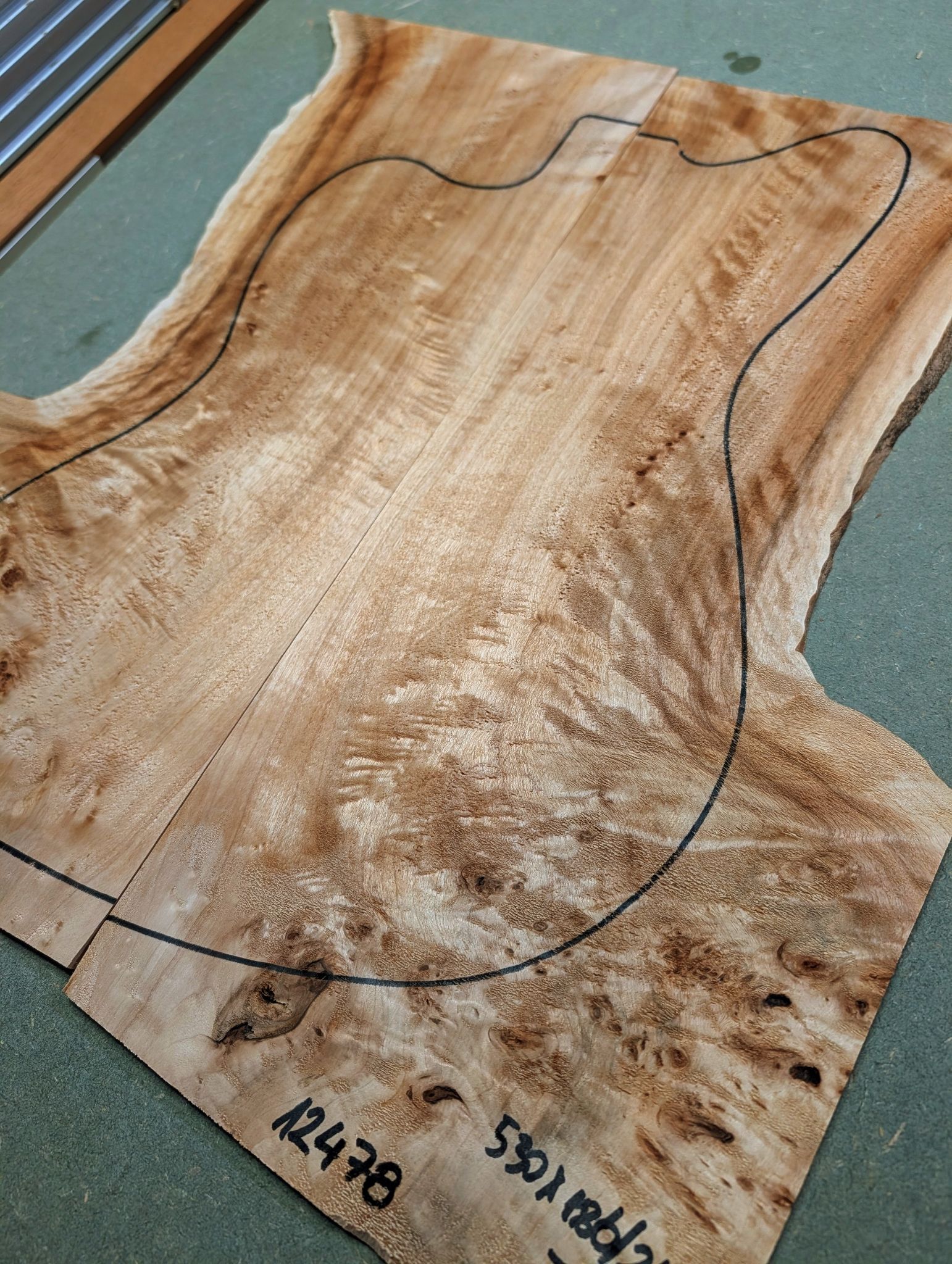 British Mappa Burl Drop Top 12478