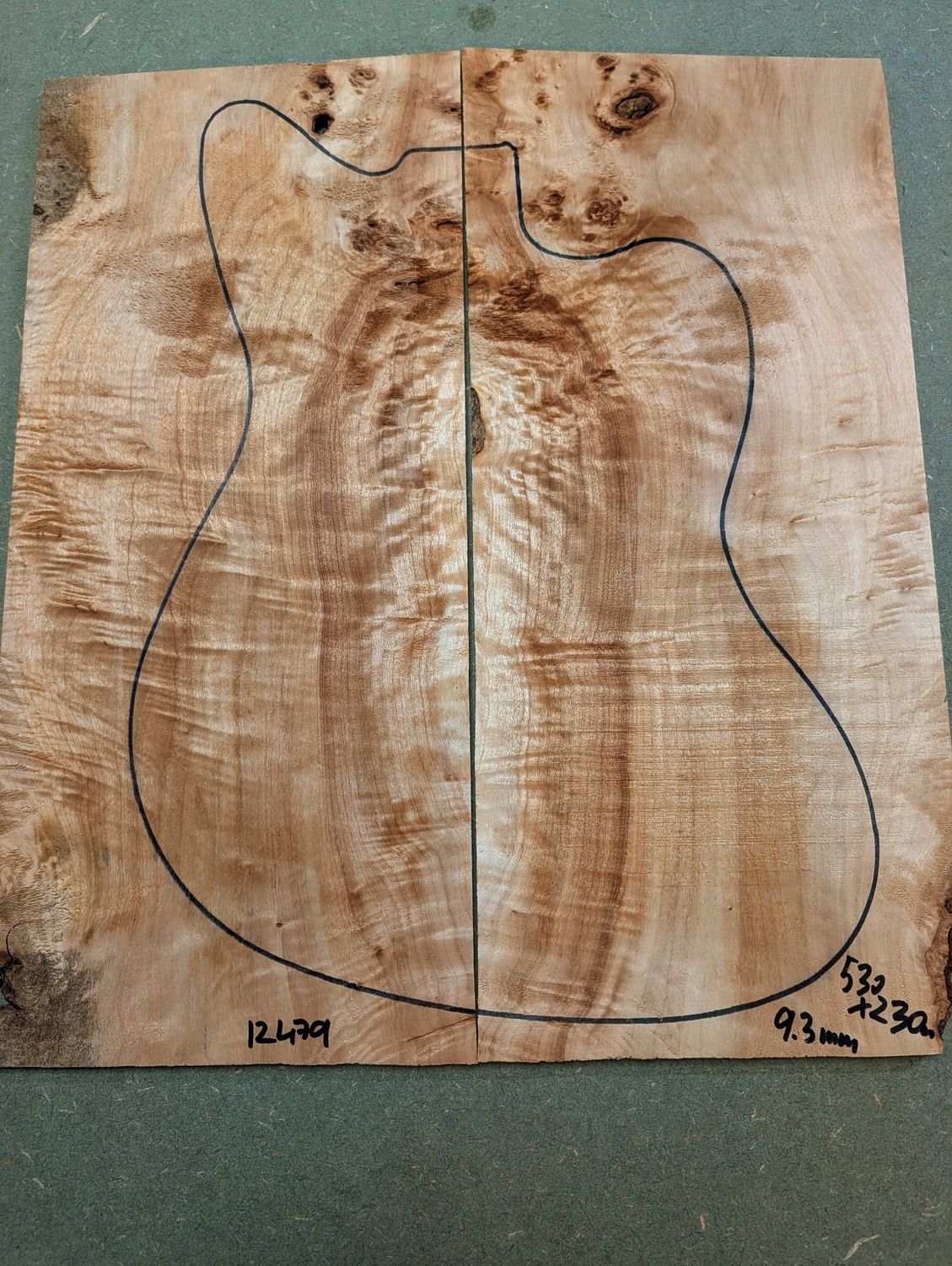 British Mappa Burl Drop Top 12479