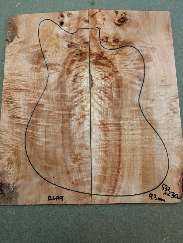 British Mappa Burl Drop Top 12479