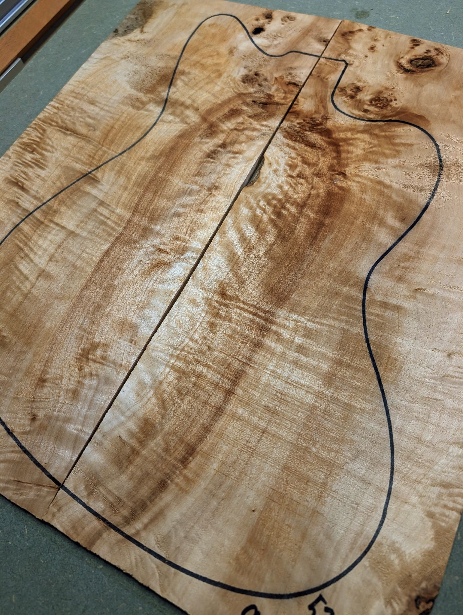 British Mappa Burl Drop Top 12479