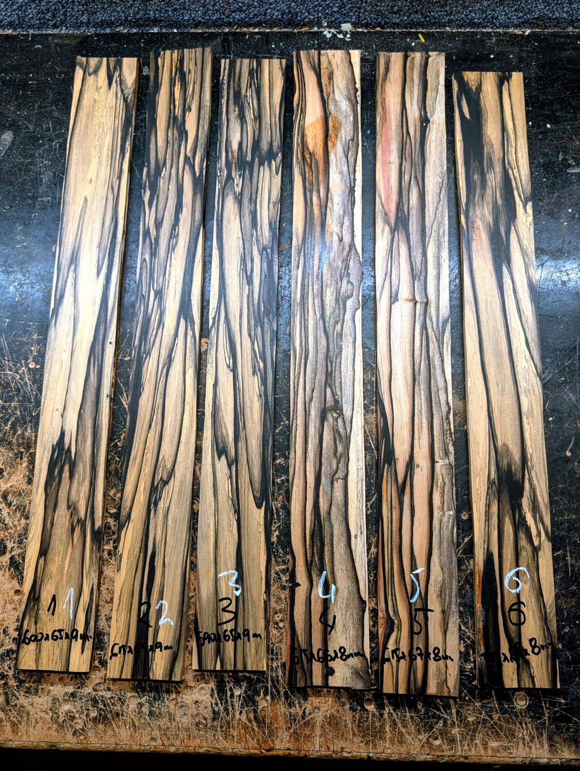 Pale Moon Ebony Baritone Guitar Fingerboard Blanks