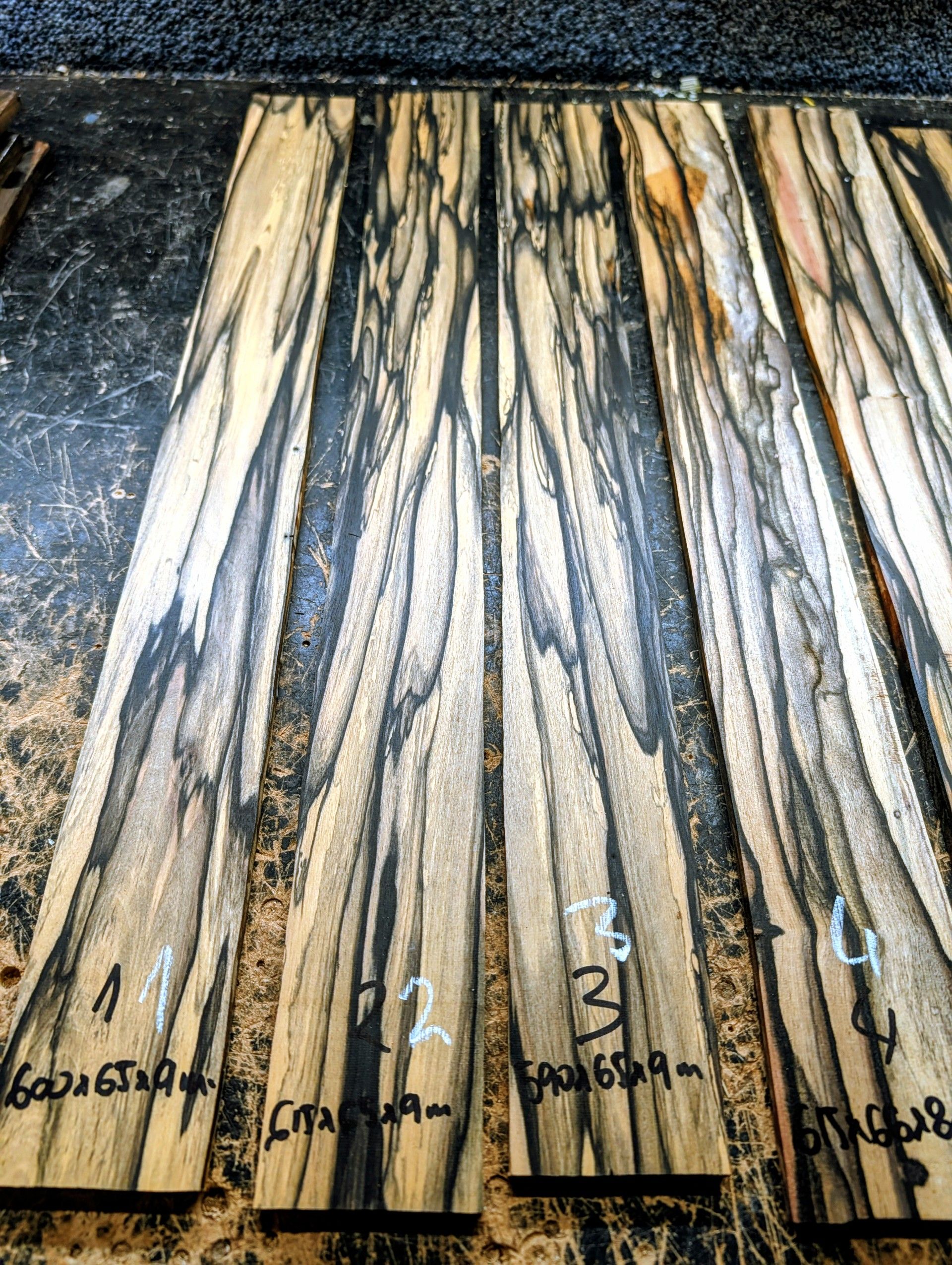 Pale Moon Ebony Baritone Guitar Fingerboard Blanks