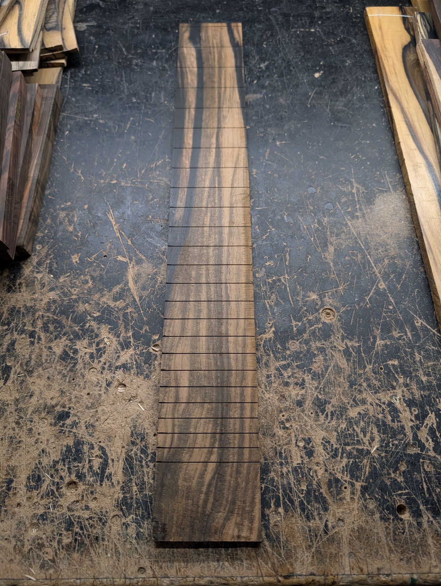 African Ebony Fingerboard 25.5