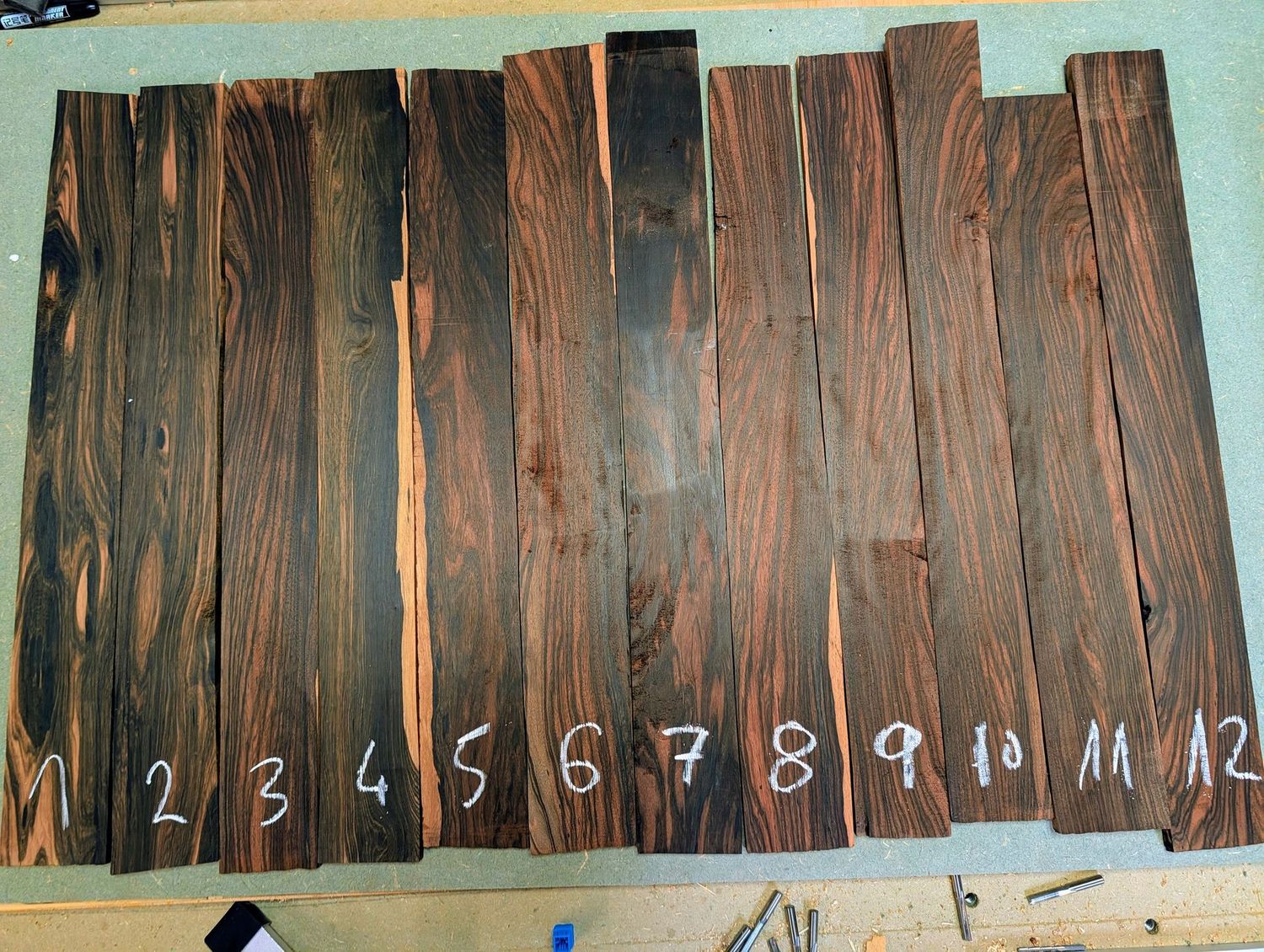 Mun Ebony Guitar Fingerboards