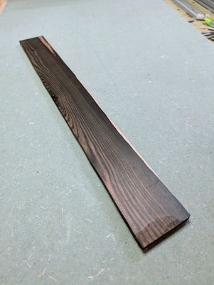 Mun Ebony Baritone Guitar Fingerboard Blank 12499 Mun Ebony Baritone Guitar Fingerboard Blank 12499