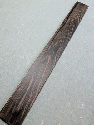 Mun Ebony Baritone Guitar Fingerboard Blank 12498 Mun Ebony Baritone Guitar Fingerboard Blank 12498