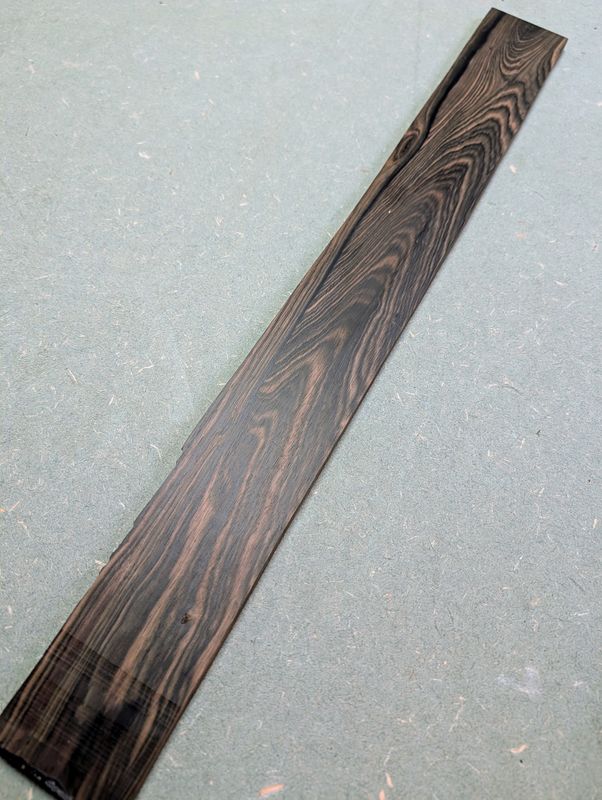 Mun Ebony Baritone Guitar Fingerboard Blank 12498
