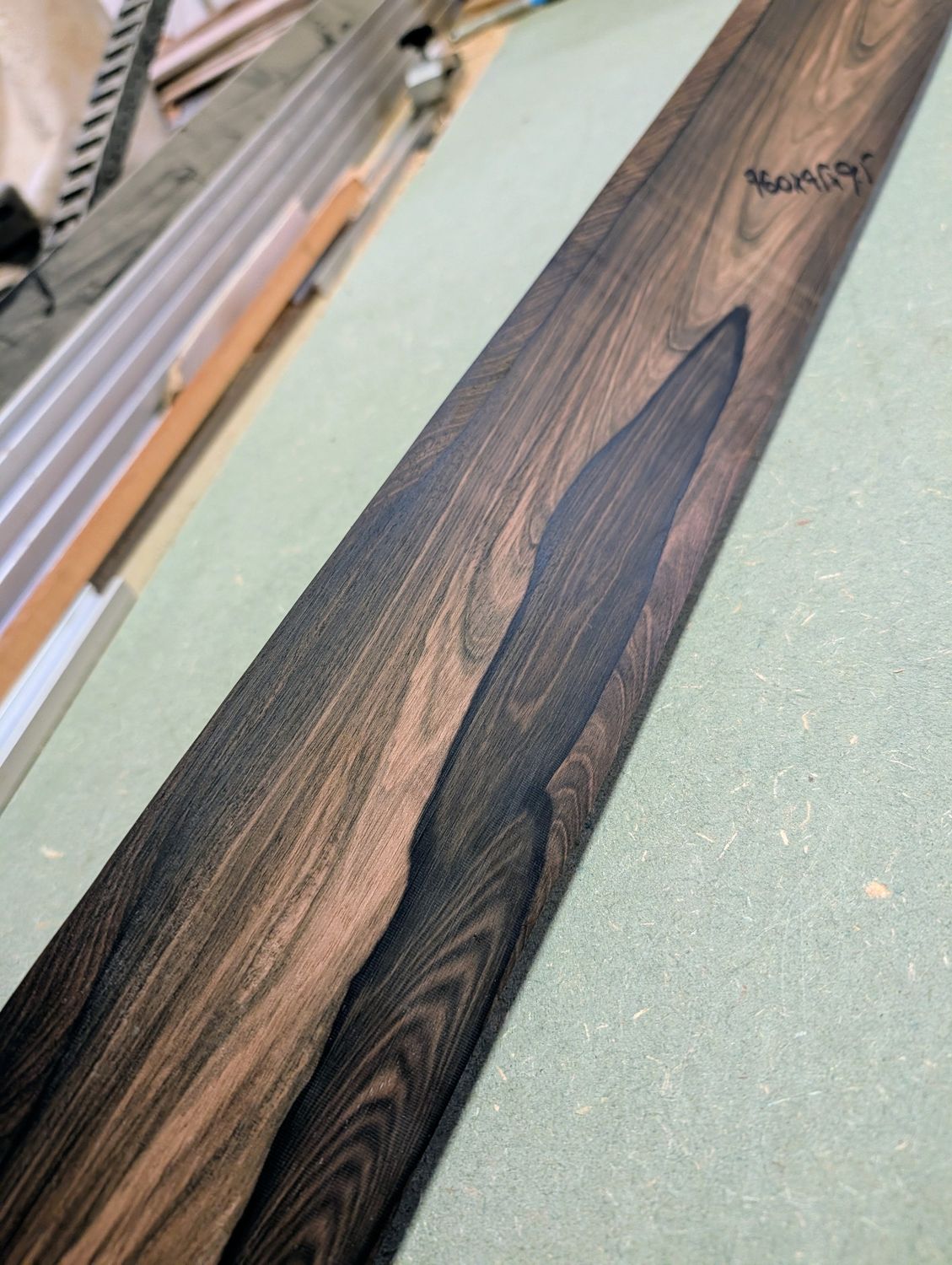 Mun Ebony 5/6 String Bass Guitar Fingerboard Blank 12500