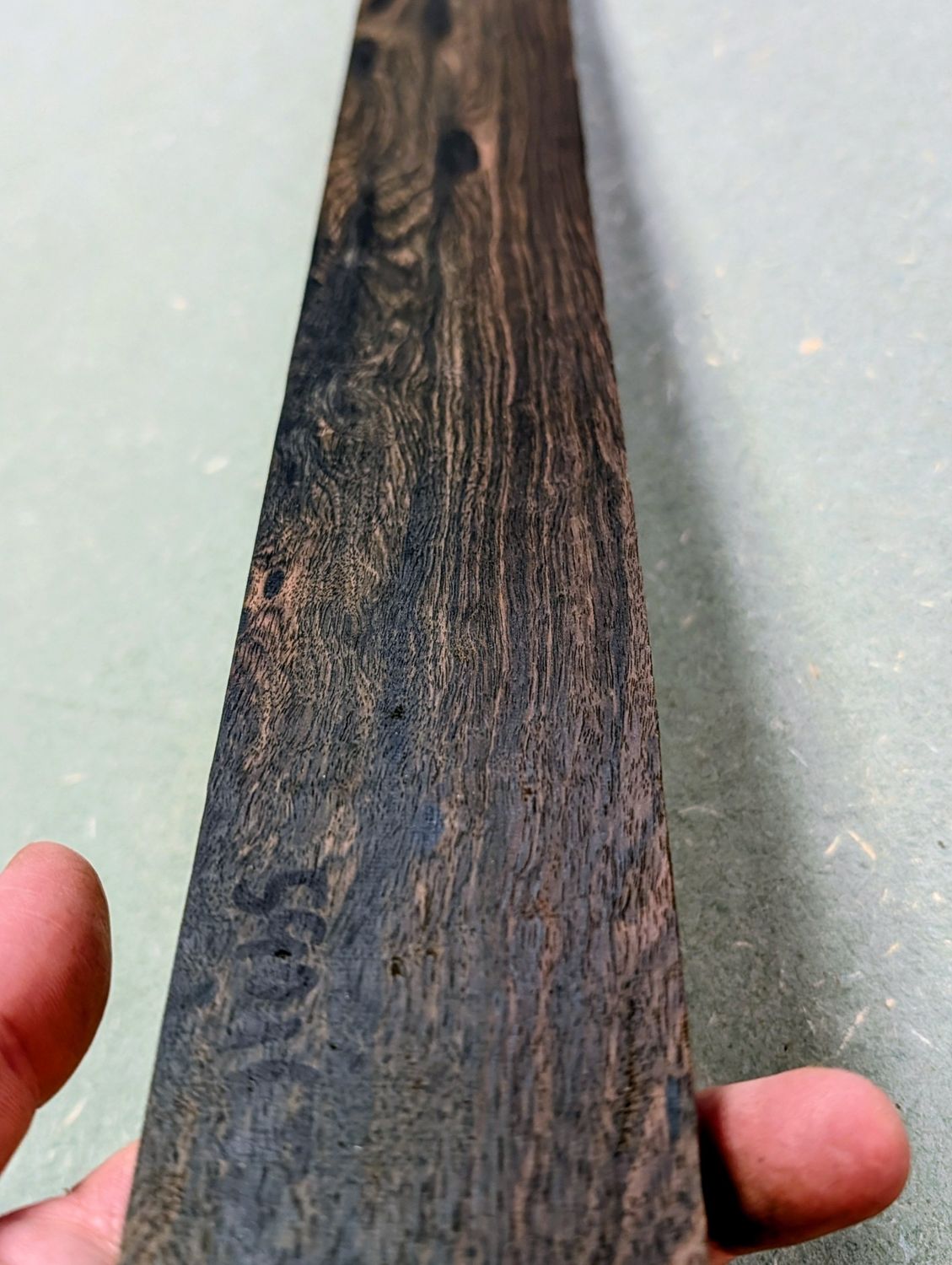 Mun Ebony Baritone Guitar Fingerboard Blank 12497