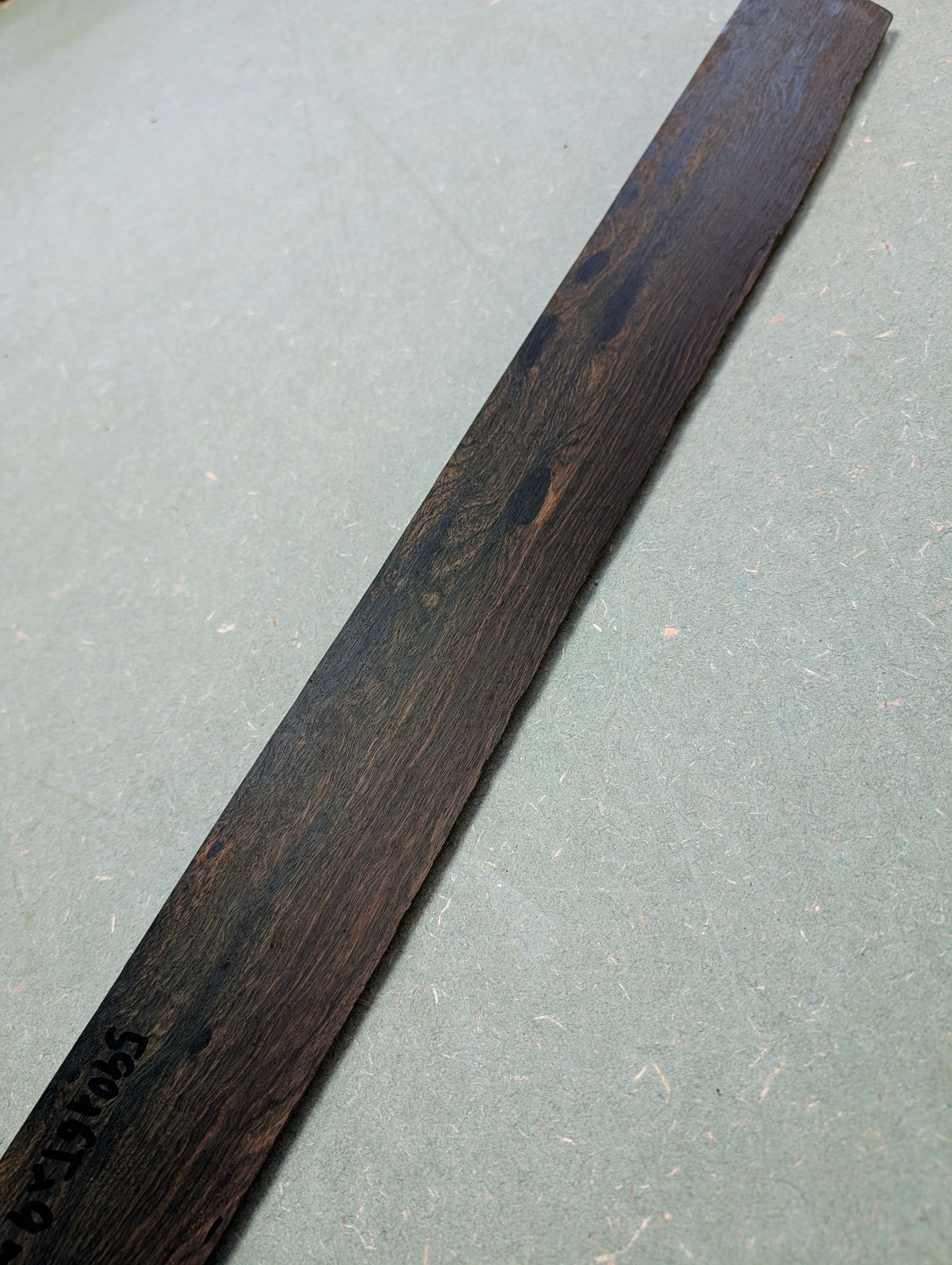 Mun Ebony Baritone Guitar Fingerboard Blank 12497