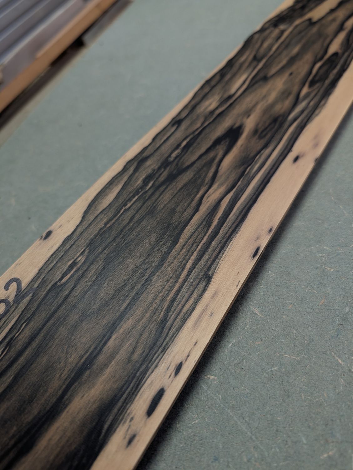 Pale Moon Ebony Bass Guitar Fingerboard Blank 12502