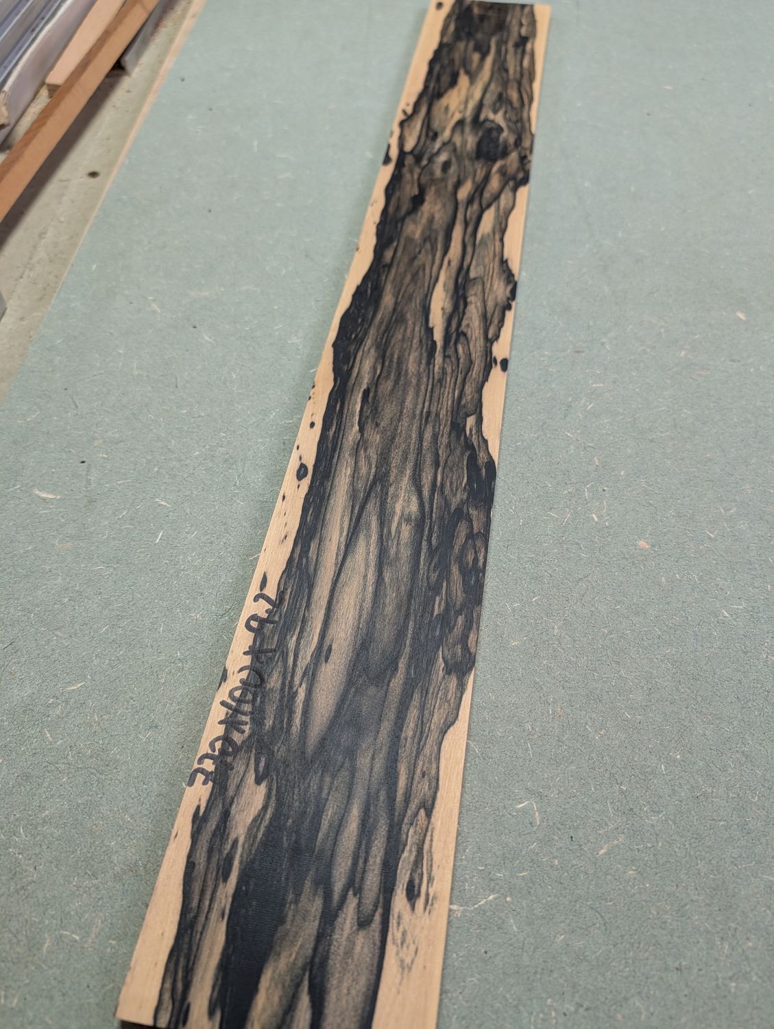 Pale Moon Ebony Bass Guitar Fingerboard Blank 12503