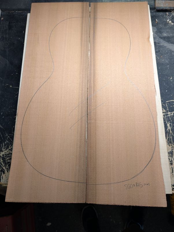 Canadian Cedar Parlour Soundboard 12507