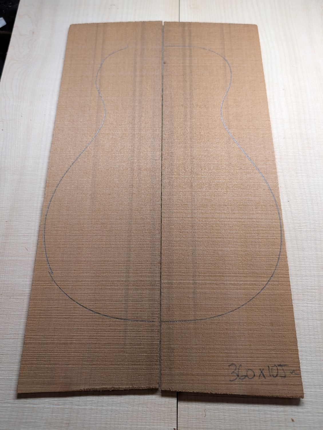 Canadian Cedar Soprano Soundboard 12506