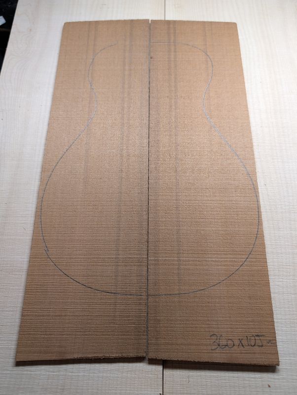 Canadian Cedar Soprano Soundboard 12506