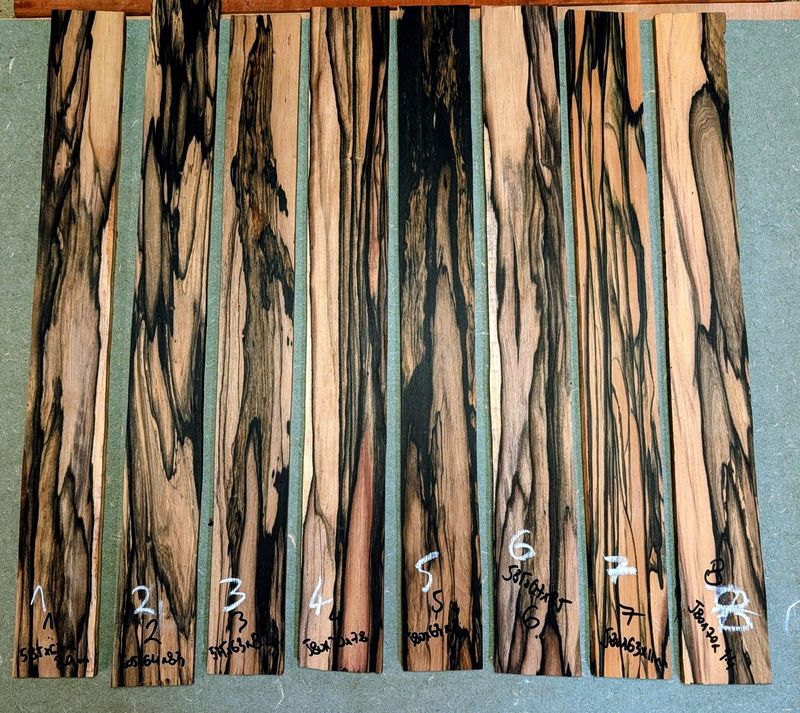 Pale Moon Ebony Baritone Guitar Fingerboard Blanks 18