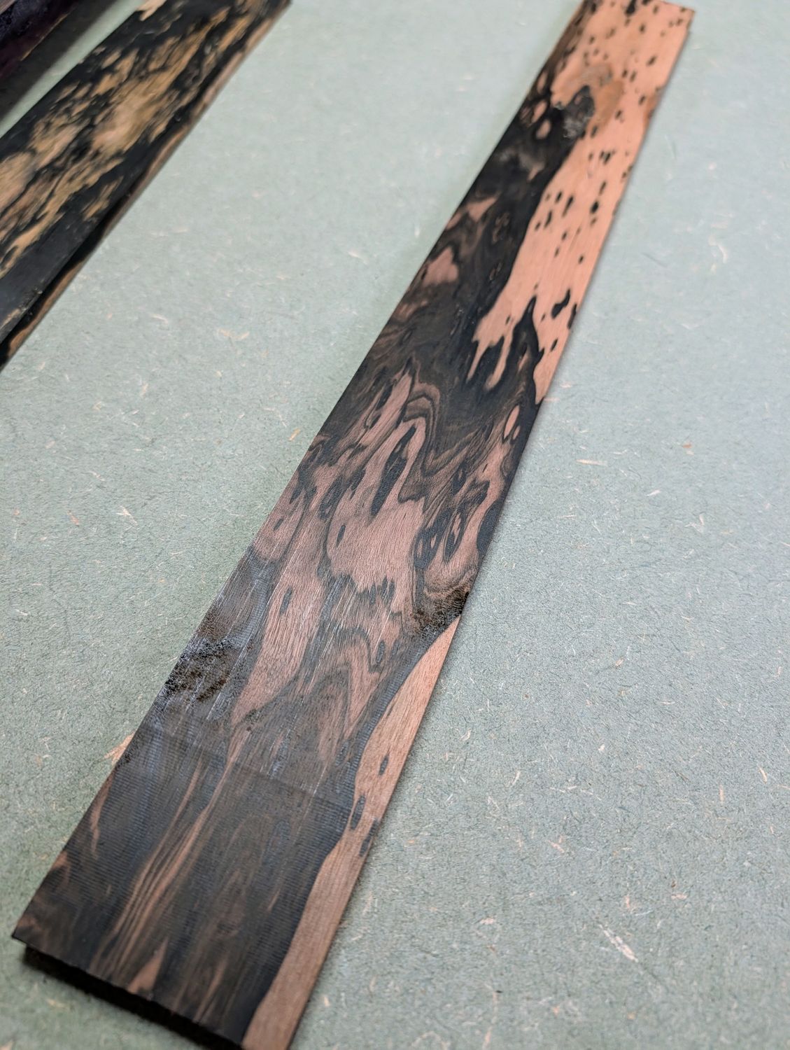 Mun Ebony Baritone Fingerboard Blank 12531