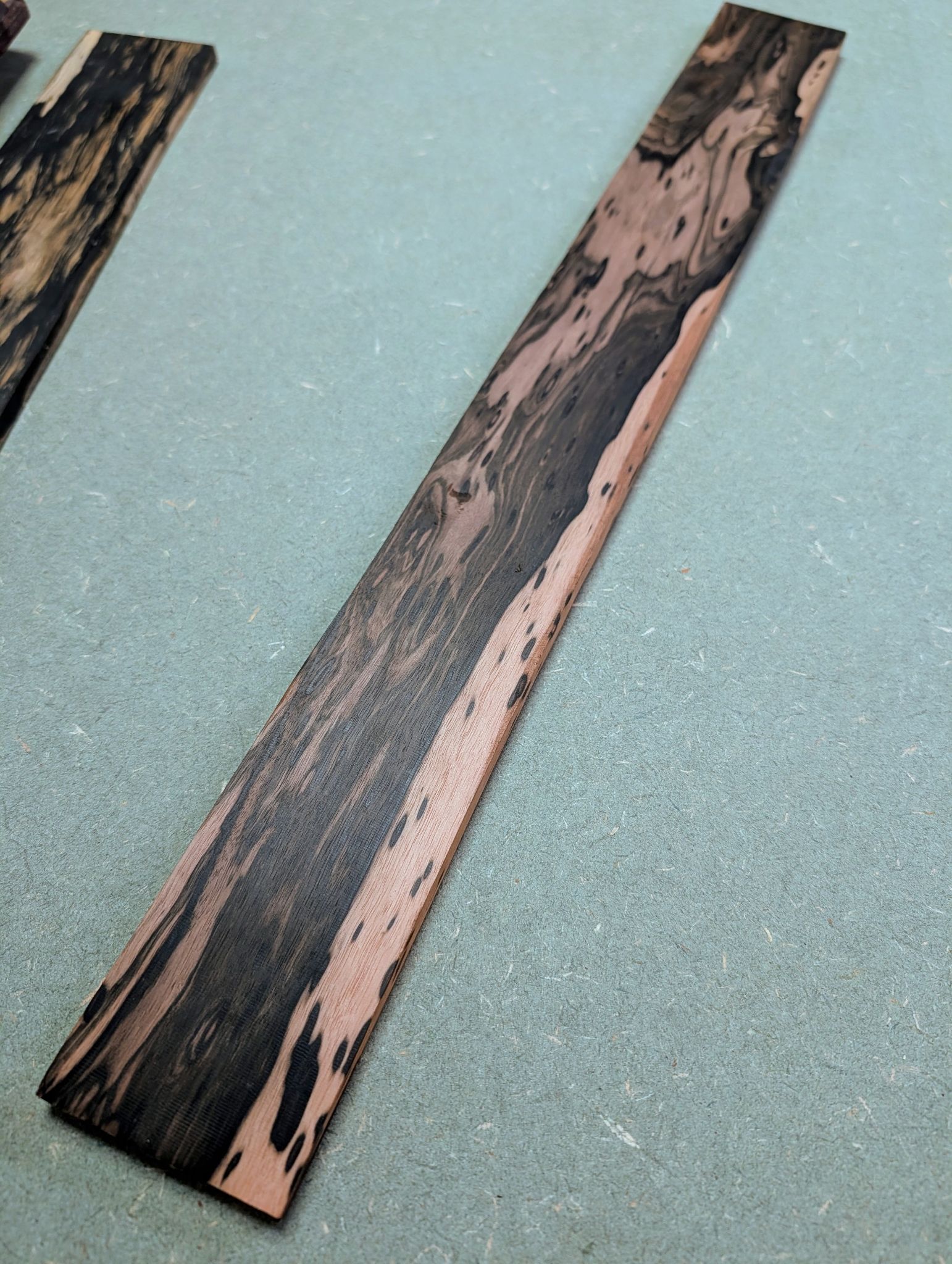 Mun Ebony Baritone Fingerboard Blank 12531