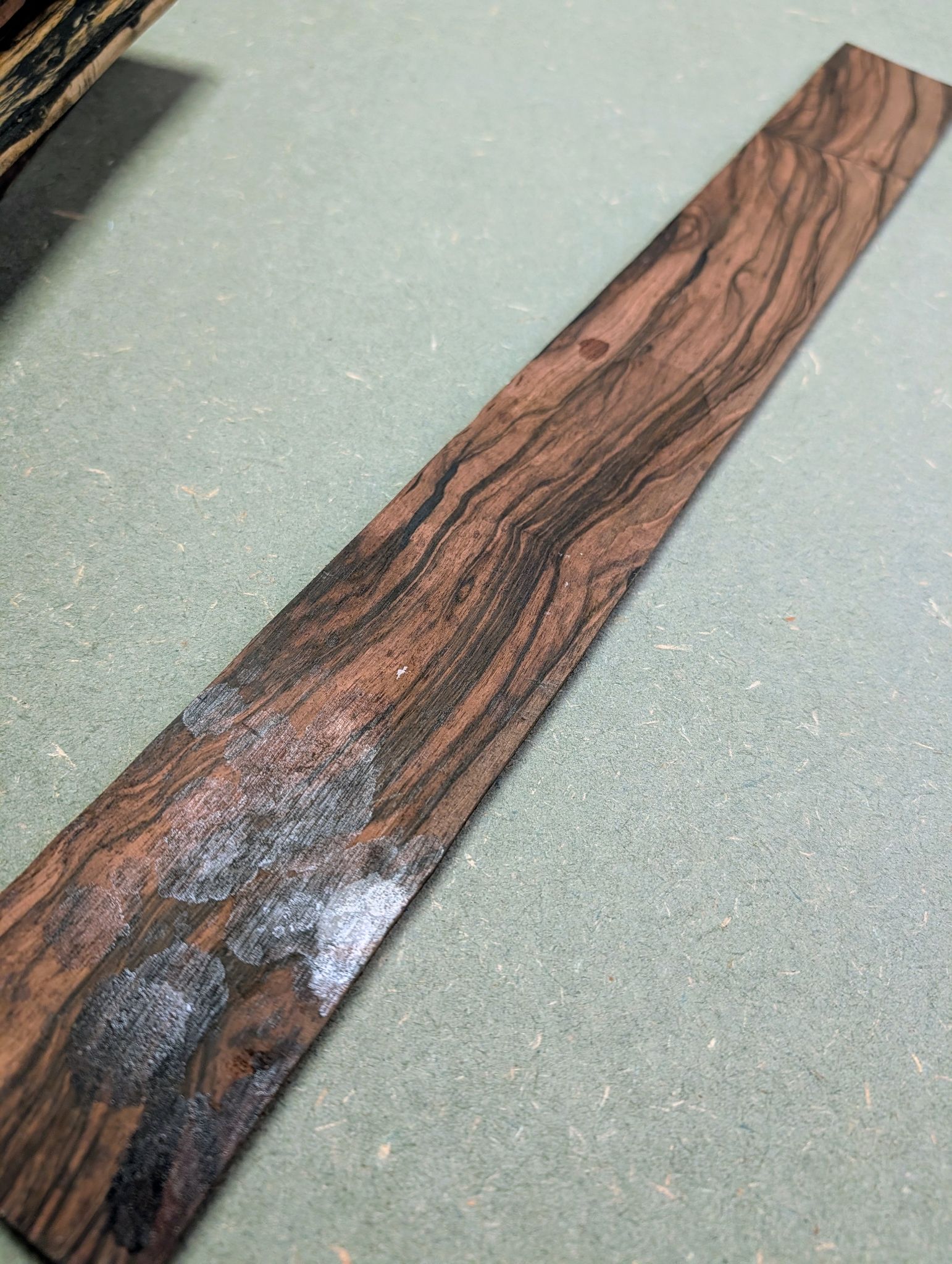 Mun Ebony Baritone Fingerboard Blank 12529