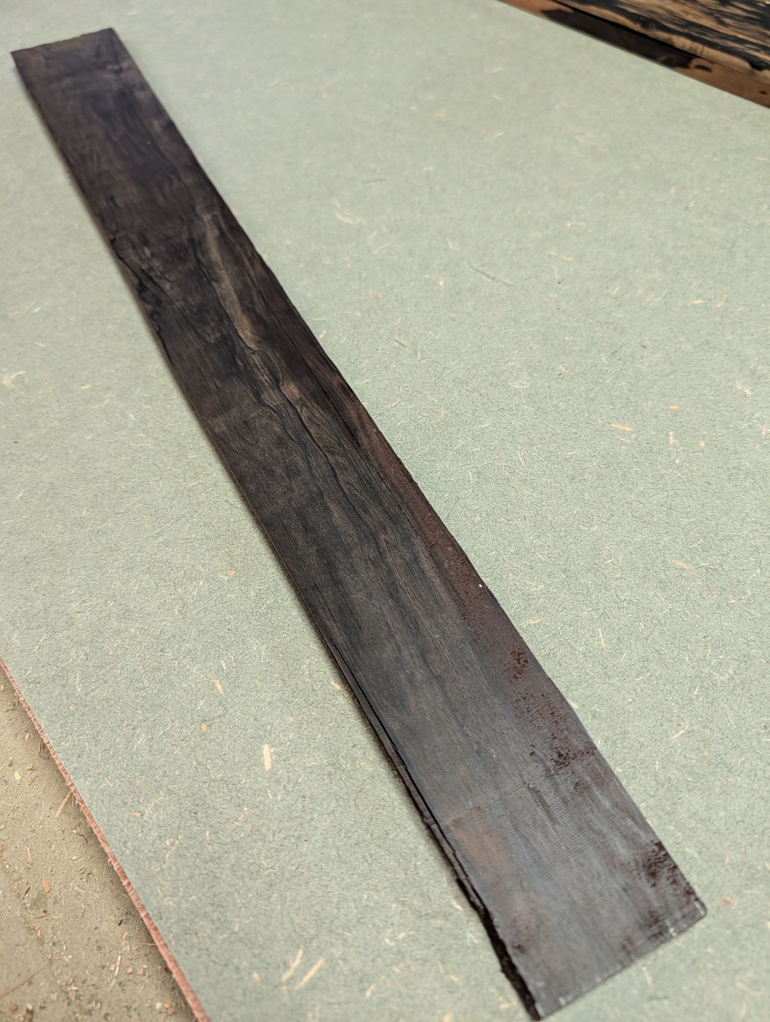 Mun Ebony Baritone Fingerboard Blank 12527